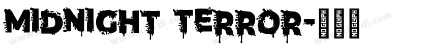 Midnight Terror字体转换